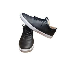 Travis Mathew Premium Leather Cuater Sneakers Black Size 12